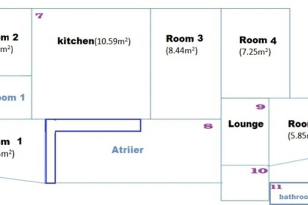 'Seongbuk Castle Suites' 5 Bedroom, Castle-Wall View, Seoul